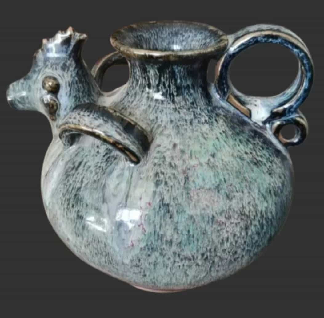 钧瓷鸡首壶-资源网