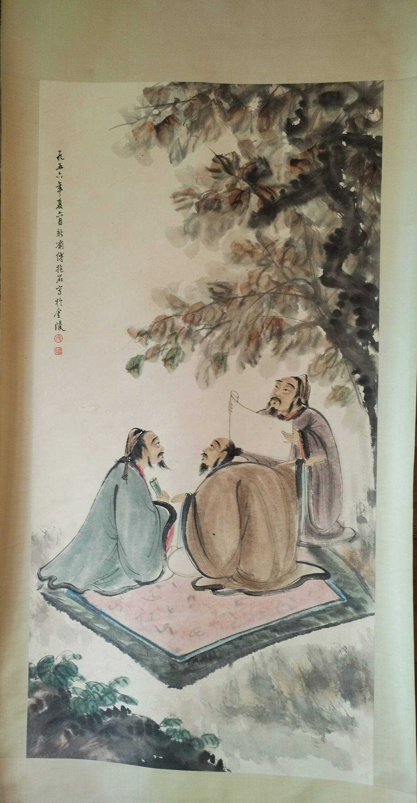 【V】 傅抱石款高仕图-资源网