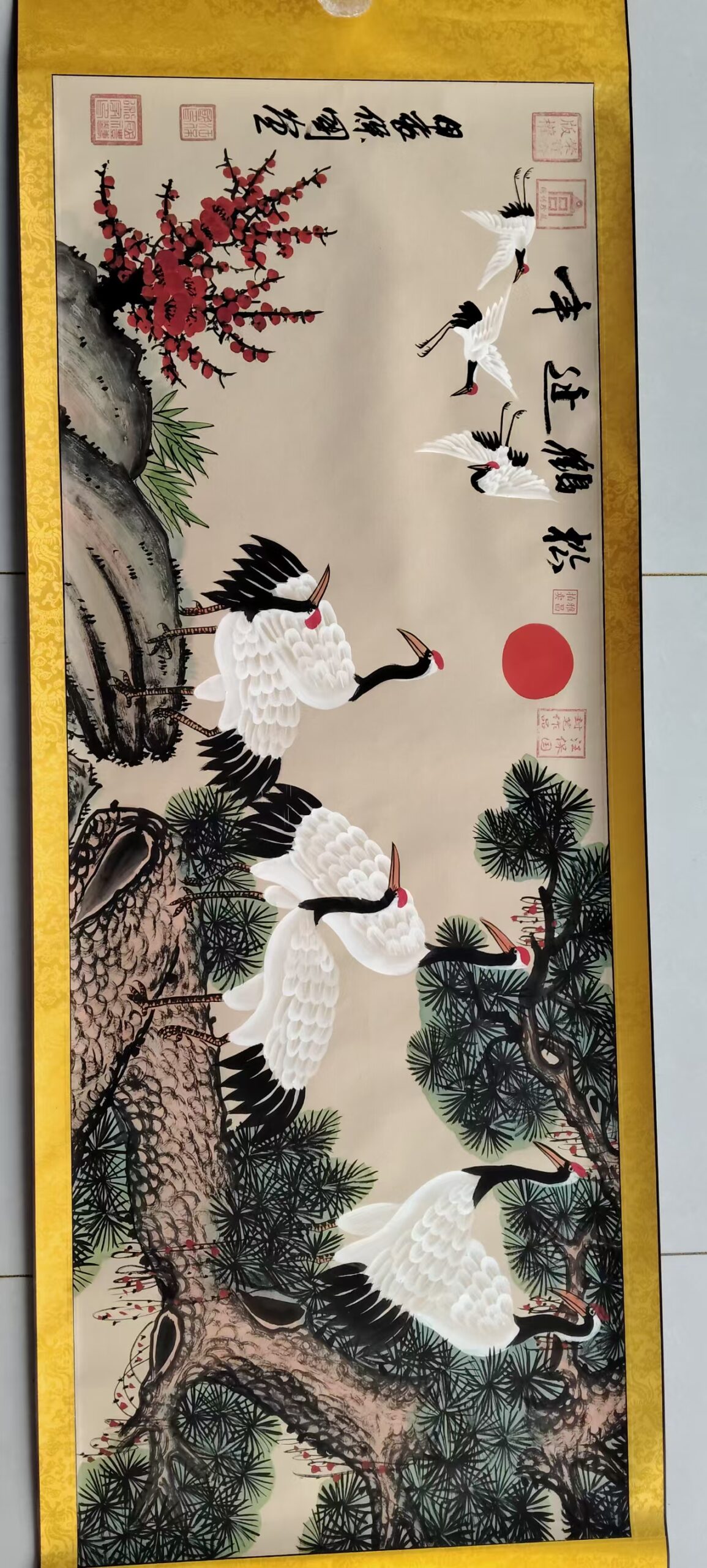 【V】汪保国《松鹤延年》-资源网