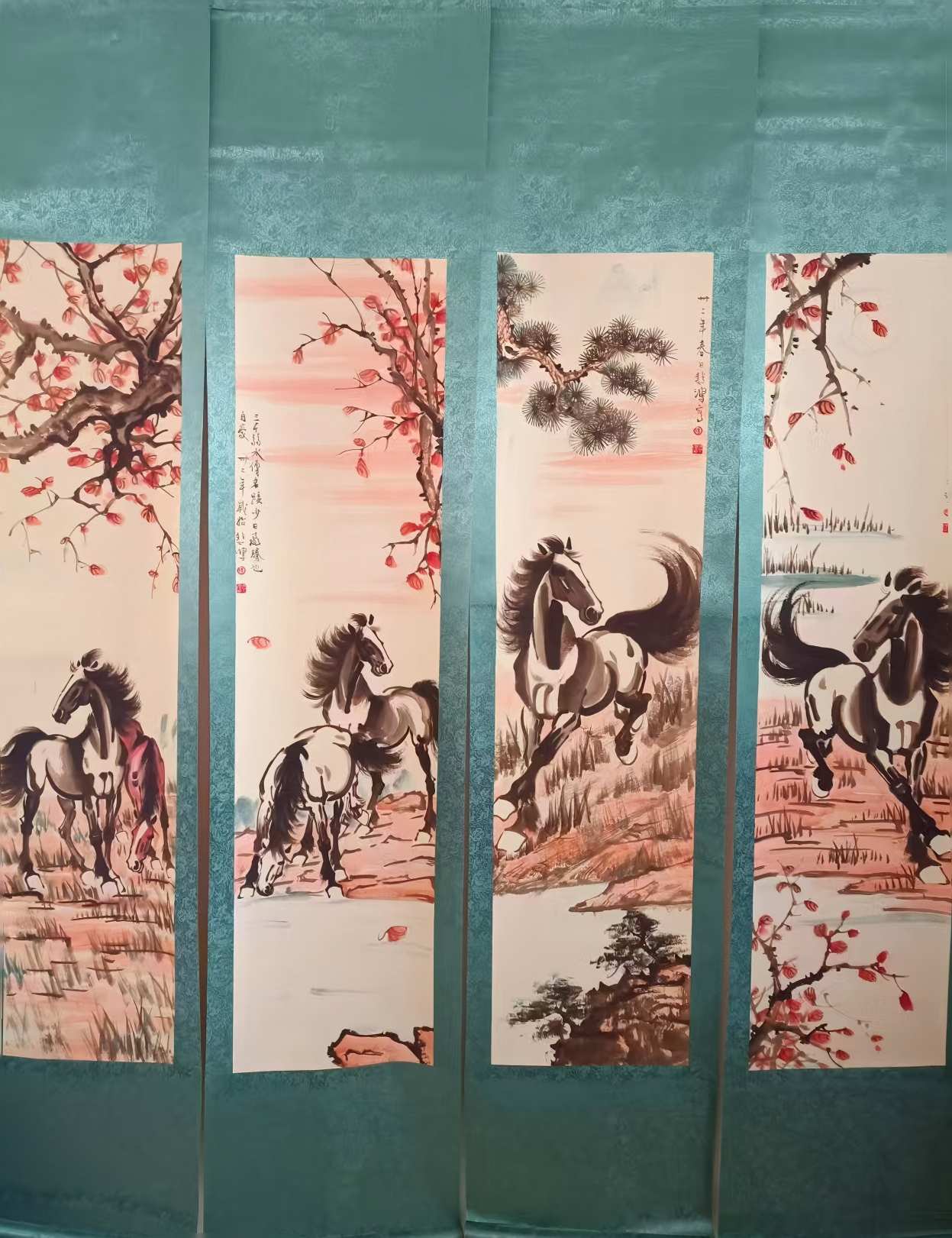 【V】徐悲鸿 《神骏怡福》-资源网