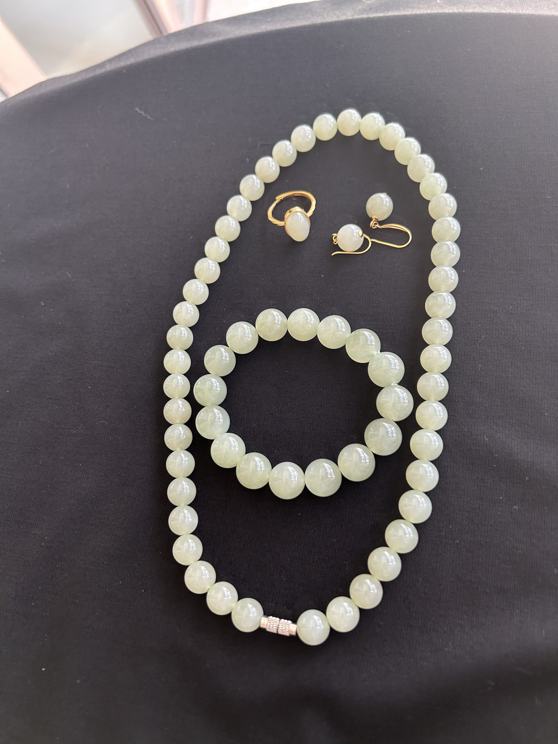 【V】新疆和田玉晴水老料项链-资源网