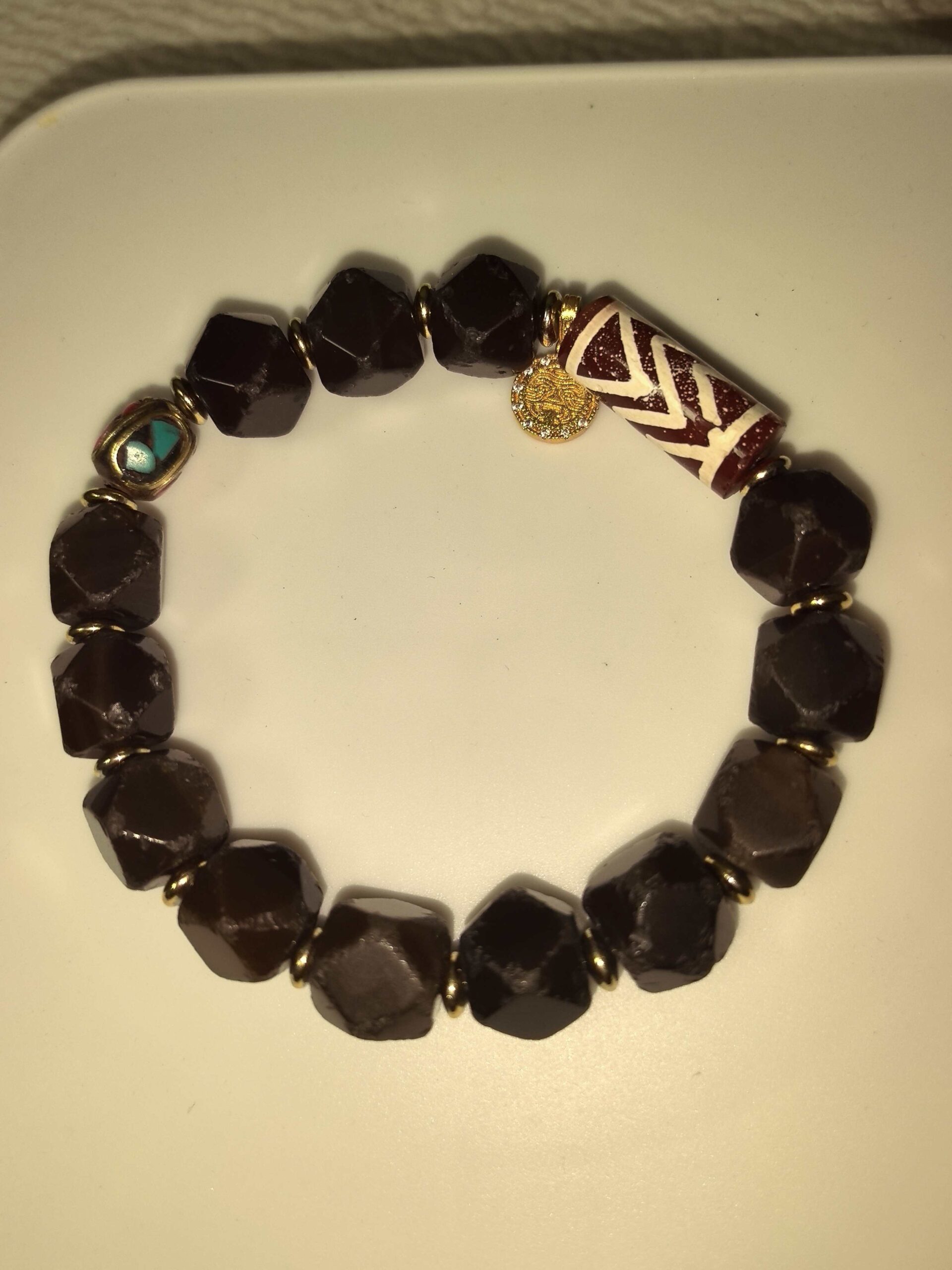 【V】（千岁）老八棱加西亚线珠手串-资源网