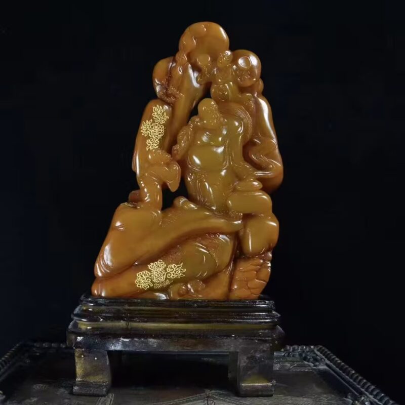 图片[1]-【V】弥勒佛田黄摆件-资源网