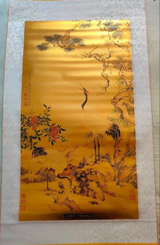 【V】《松梅双鹤图》-资源网