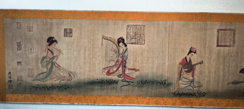 【V】明 唐寅《仕女图卷》-资源网