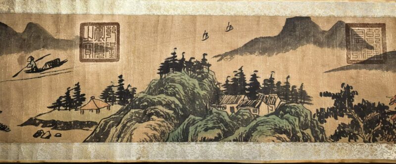 【V】周臣《山水》-资源网