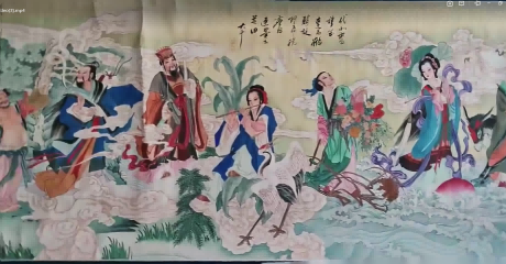 【SV】张大千《八仙过海》-资源网