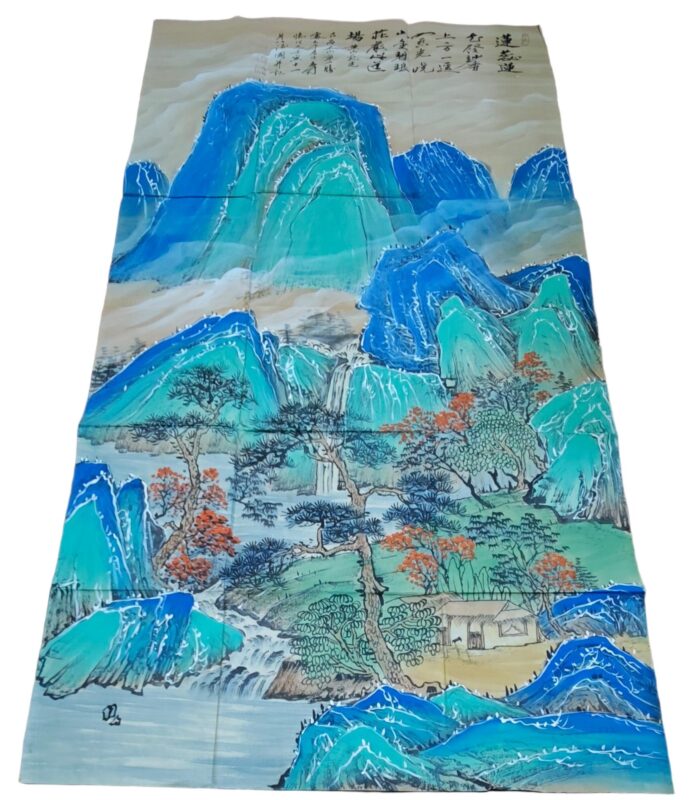 【V】张大千《矿料风景》-资源网