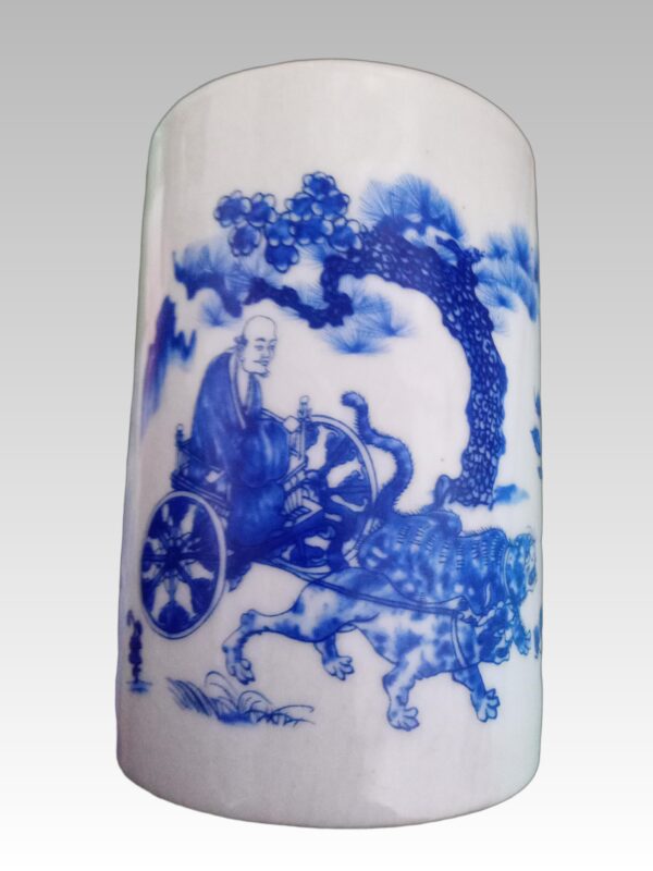 【V】鬼谷子下山笔筒-资源网